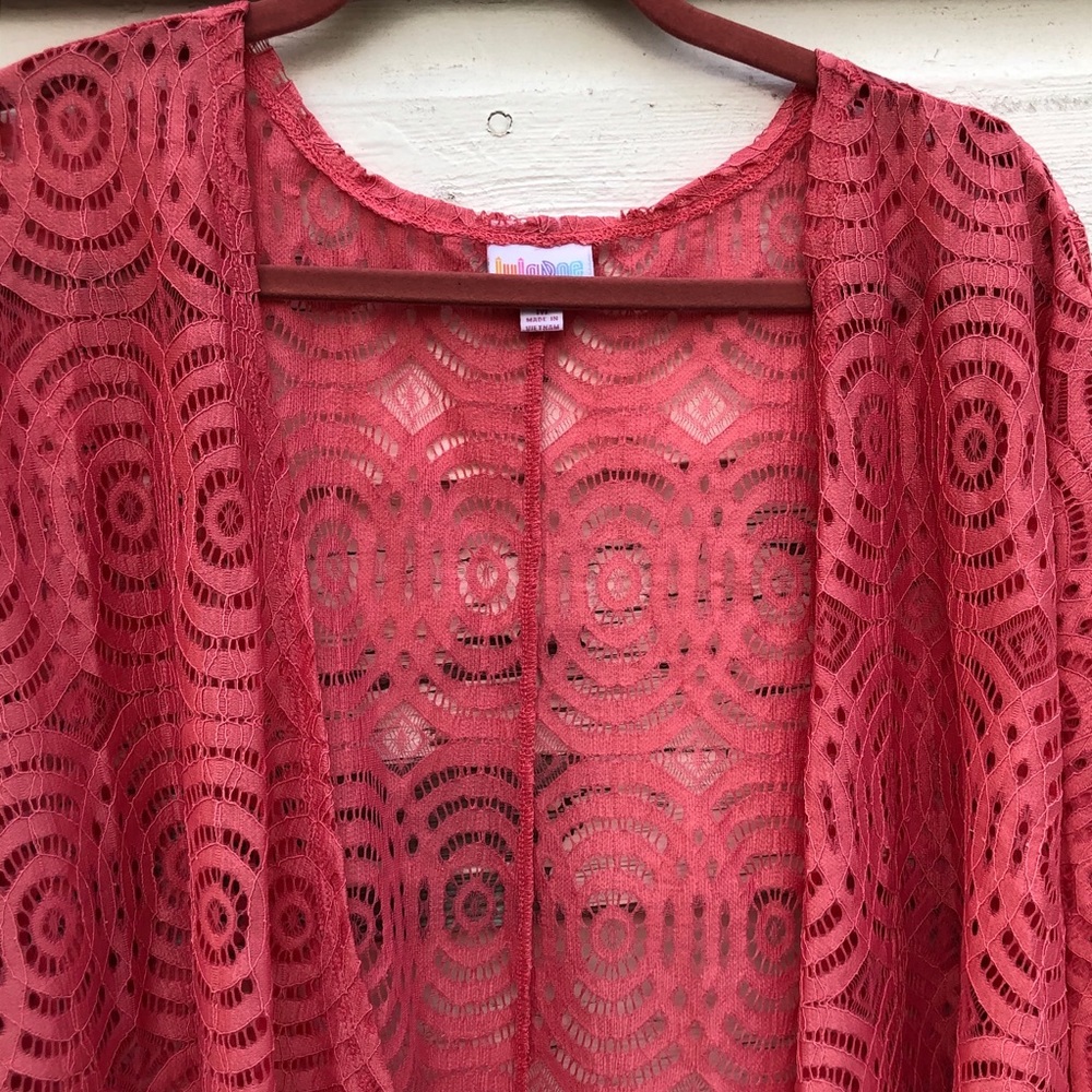 LuLaRoe Lindsay kimono ~ PB8 - Picture 3 of 9